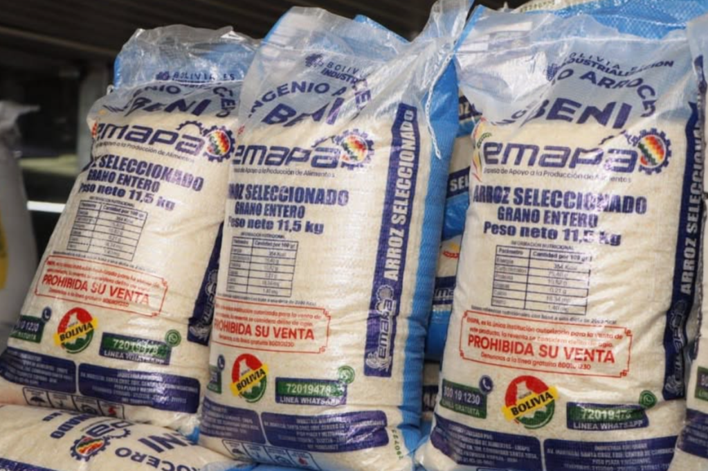 El Gobierno decidió subir el precio del arroz que se vende en las tiendas de la estatal&nbsp;Emapa